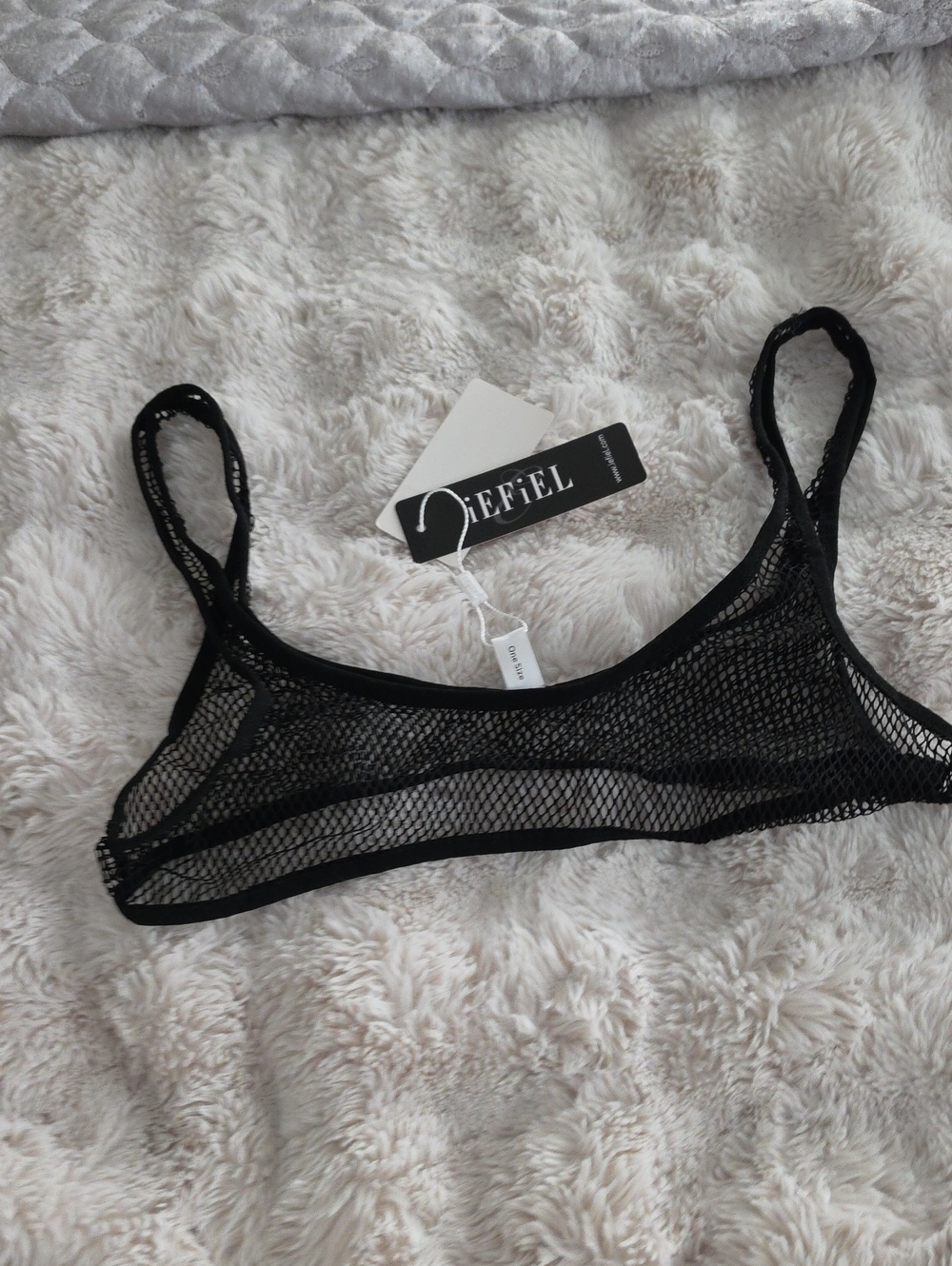 Black Mesh Bralette – Sheer Lightweight Women's Intimate